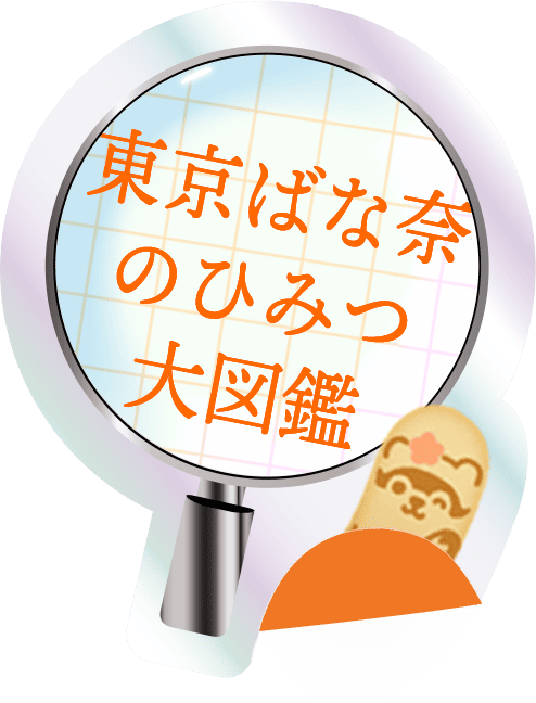 東京ばな奈のひみつ大図鑑ページ