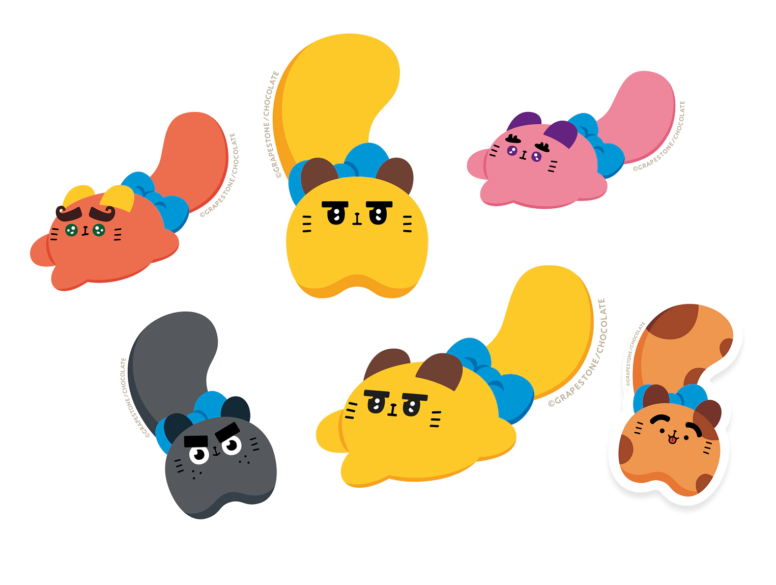 ザックサンドにはキャラクターステッカーがランダムで1枚入っています！