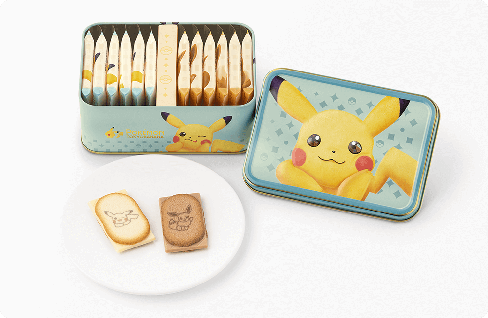 ポケモン東京ばな奈 はみ出しチョコのクッキーサンド スペシャル缶